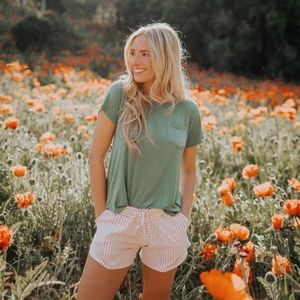 Albion Fit Dusty Green Basic Tee